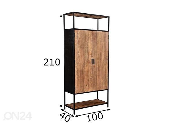 Kapp Sturdy 100 cm mõõdud