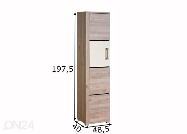 Kapp V18L mõõdud