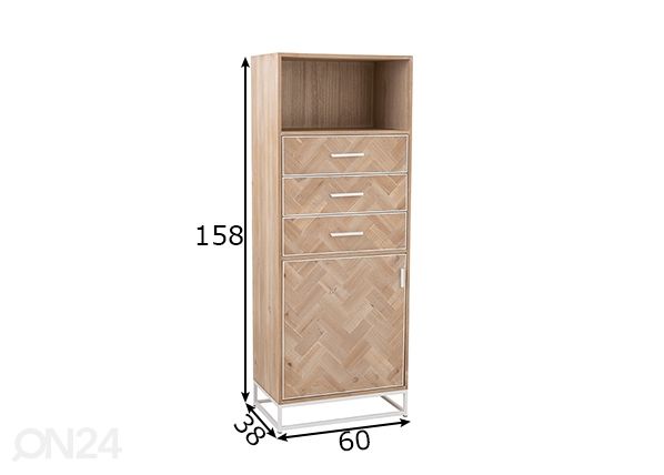 Kapp Zigzag mõõdud