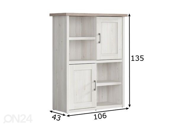 Kappriiul 106 cm mõõdud