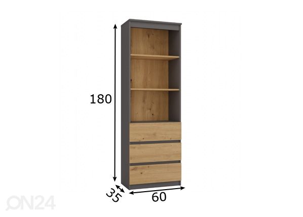 Kappriiul 60 cm mõõdud