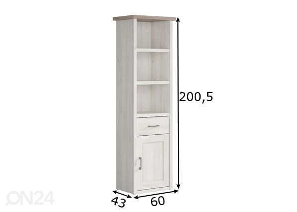 Kappriiul 60 cm mõõdud