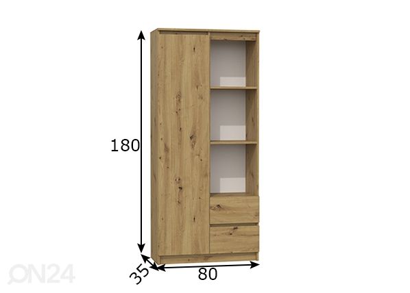 Kappriiul 80 cm mõõdud