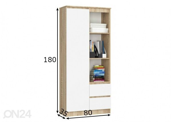 Kappriiul 80 cm mõõdud