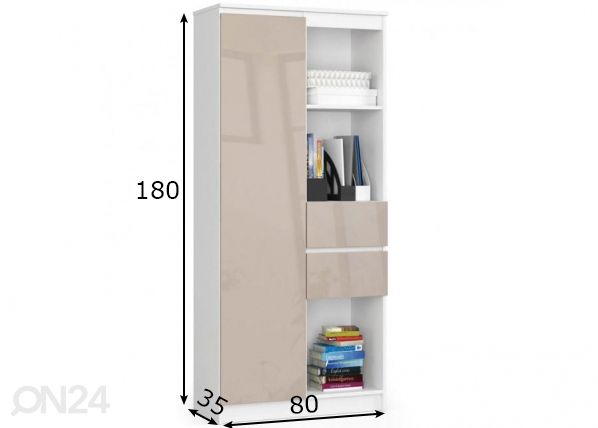 Kappriiul 80cm mõõdud
