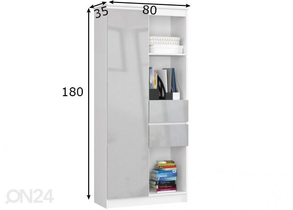 Kappriiul 80cm mõõdud