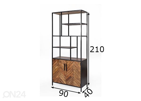 Kappriiul Brooklyn 90 cm mõõdud