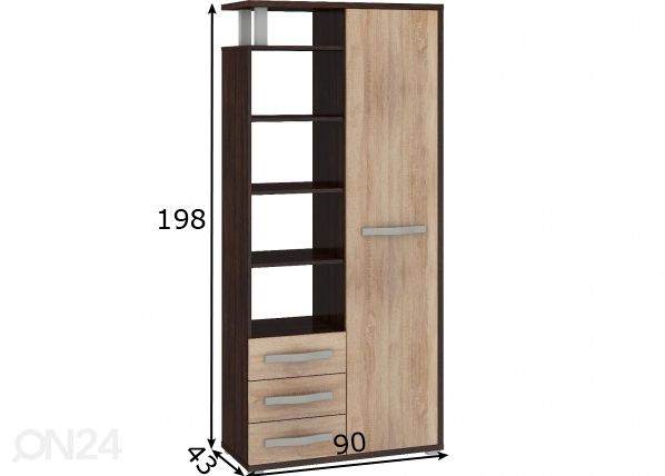 Kappriiul Cloghroe 90 cm mõõdud