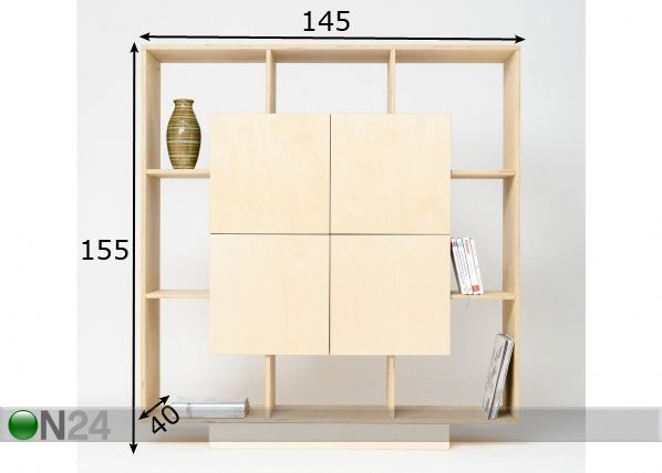 Kappriiul Cube mõõdud