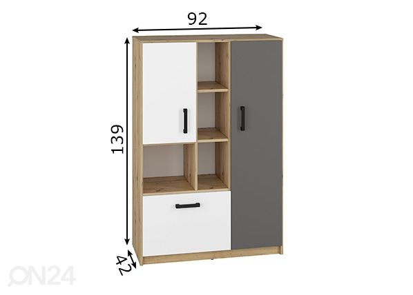 Kappriiul Firenze 92 cm mõõdud