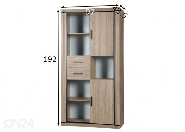 Kappriiul Laila 97 cm mõõdud