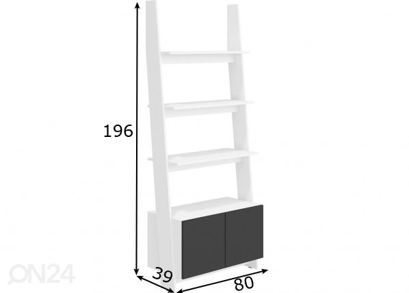 Kappriiul Mallow 80 cm mõõdud