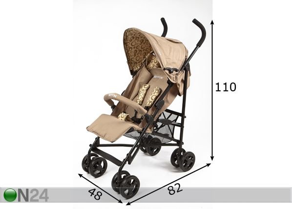 Käru Britton Shopper mõõdud