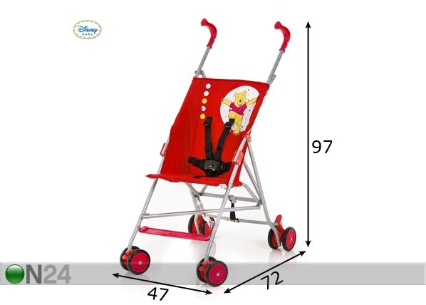 Käru Go-S V-Pooh red mõõdud