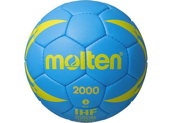 Käsipall h3x2000 sünteetiline nahk sinine-kollane Molten