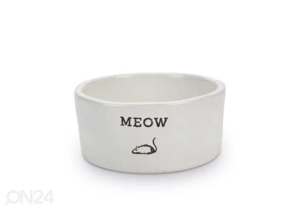 Kassi kauss meow keraamiline 11,5x4 cm valge
