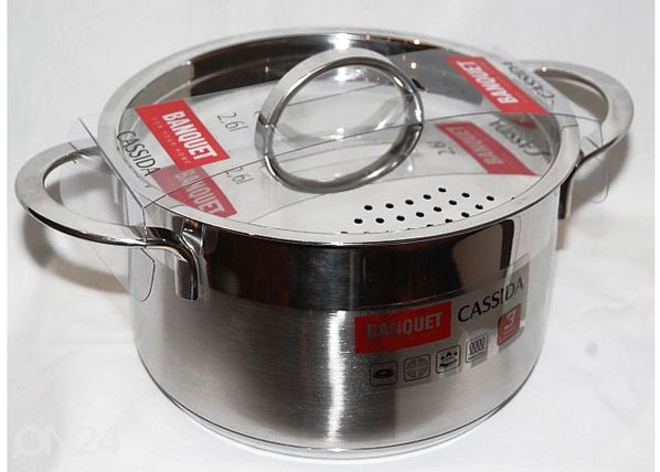 Kastrul kaanega 2,6 L
