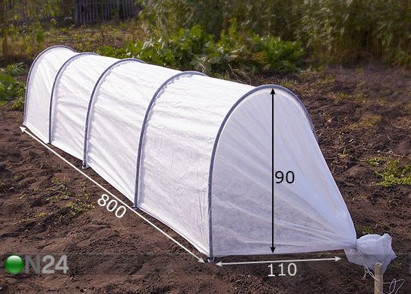 Kasvulava Agrohex 1,1x8 m mõõdud