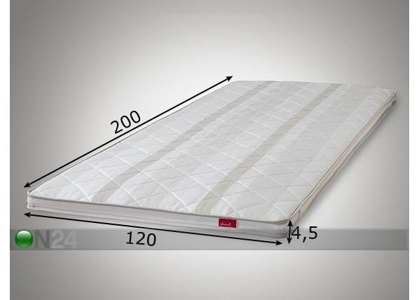 Kattemadrats Classic hele 120x200 cm mõõdud
