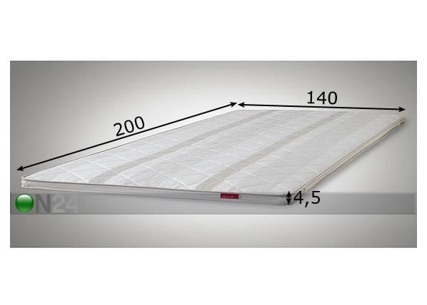 Kattemadrats Classic hele 140x200 cm mõõdud