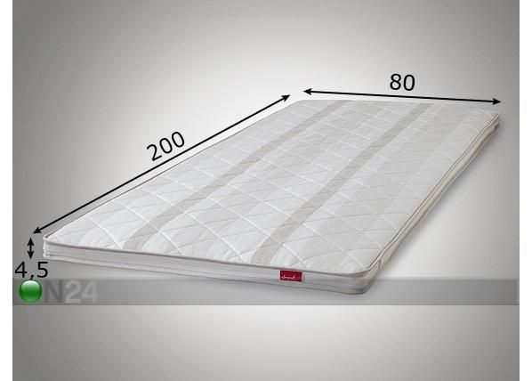 Kattemadrats Classic hele 80x200 cm mõõdud