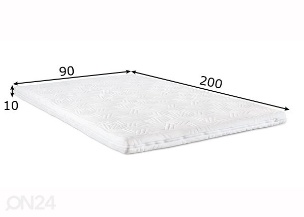 Kattemadrats Hypnos Aphrodite memory foami ja ringlukuga 90x200x10 cm mõõdud