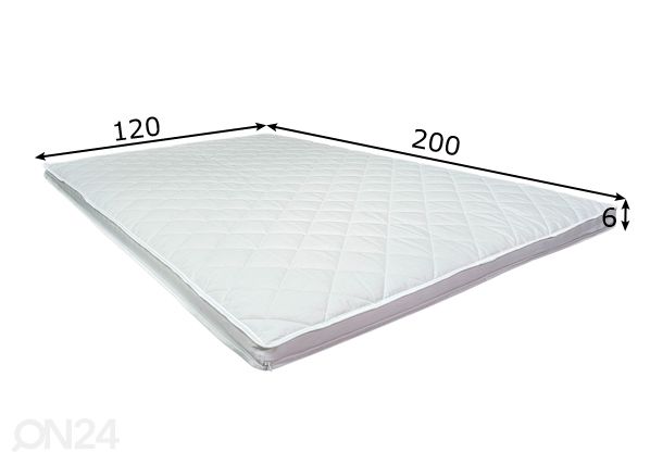 Kattemadrats Mio 120x200 cm mõõdud