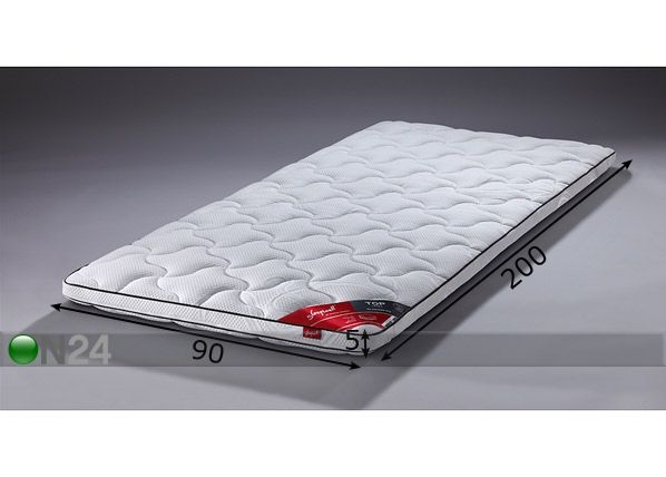 Kattemadrats TOP Latex TempSmart™ 90x200 cm mõõdud