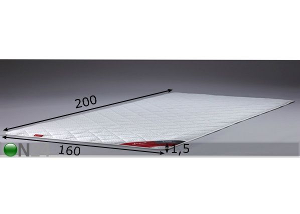 Kattetekk TOP Hygienic Cover 160x200 cm mõõdud