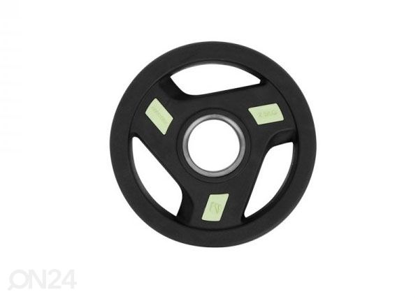 Ketas kummist kattega Olympic Herk 2.5kg inSPORTline 2 tk
