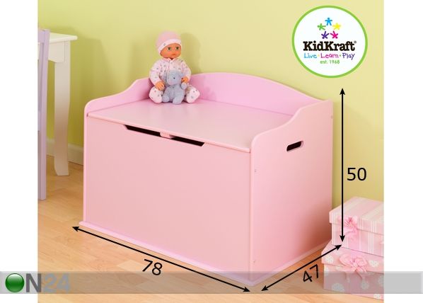 KidKraft Austin mänguasjakast mõõdud