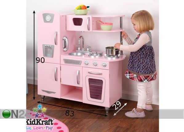KidKraft mänguköök Retro mõõdud