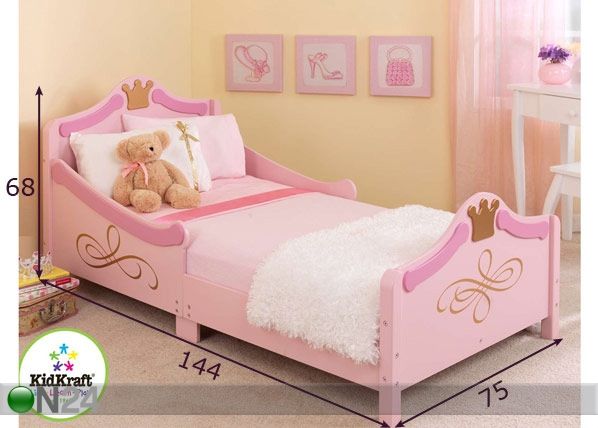 KidKraft voodi Printsess 70x140 cm mõõdud