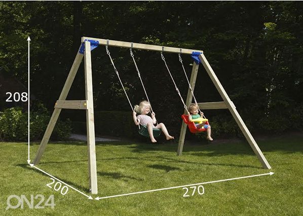 Kiige komplekt Kelly mõõdud