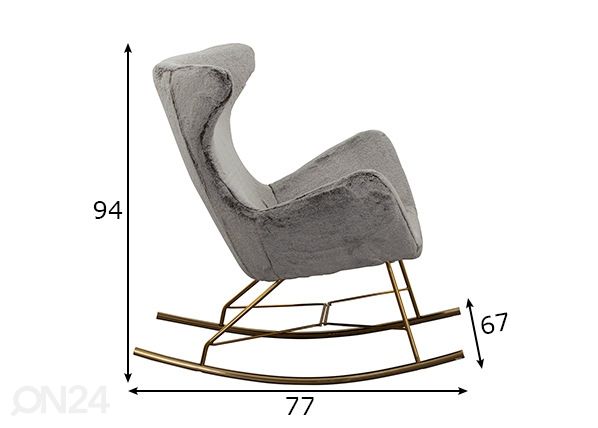 Kiiktool, hall mõõdud