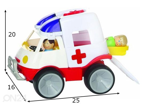 Kiirabiauto Gowi mõõdud