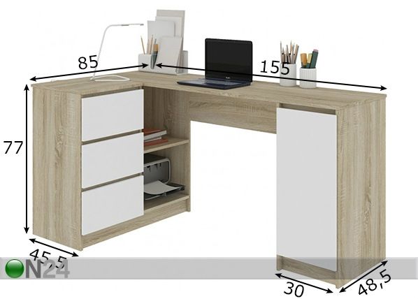 Kirjutuslaud mõõdud