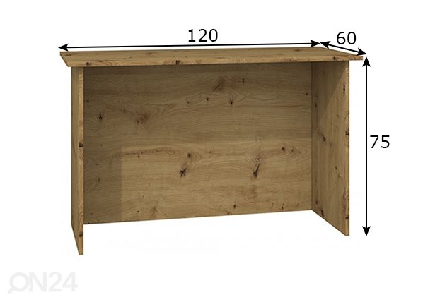 Kirjutuslaud mõõdud
