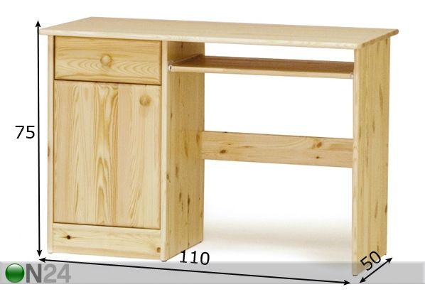 Kirjutuslaud mõõdud