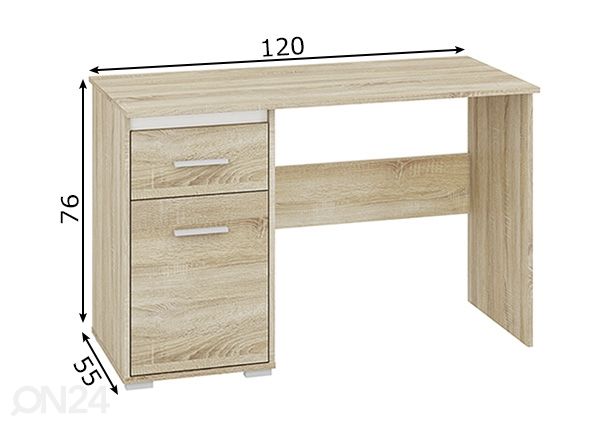 Kirjutuslaud mõõdud