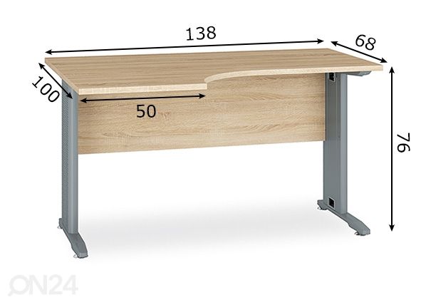 Kirjutuslaud mõõdud