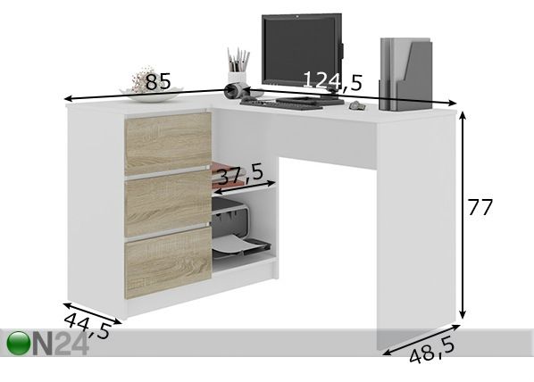 Kirjutuslaud mõõdud