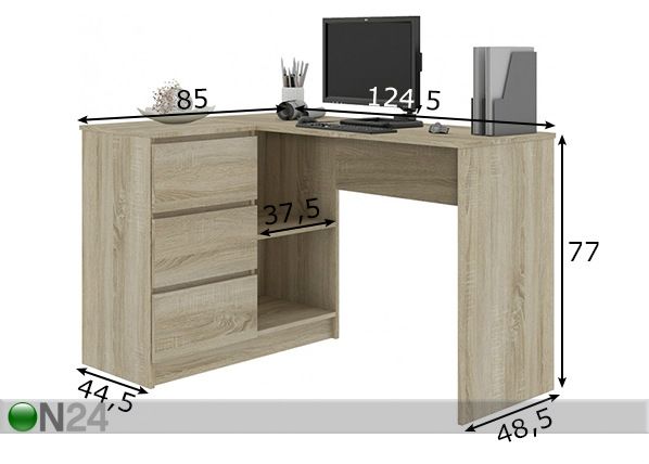 Kirjutuslaud mõõdud