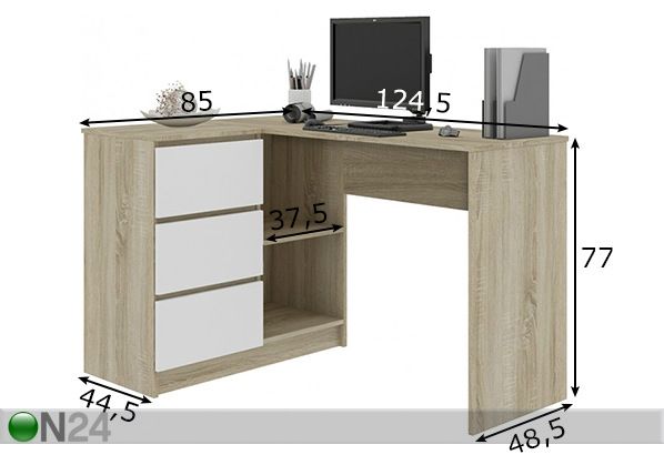 Kirjutuslaud mõõdud