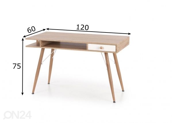 Kirjutuslaud mõõdud