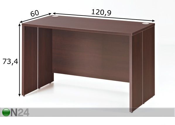 Kirjutuslaud 600 Plus mõõdud