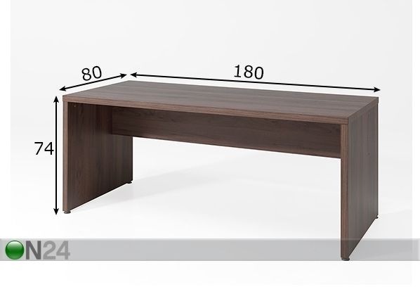 Kirjutuslaud Alto 180x80 cm mõõdud