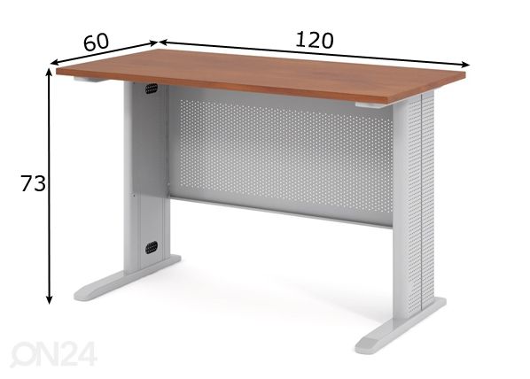 Kirjutuslaud Express 120x60 cm mõõdud
