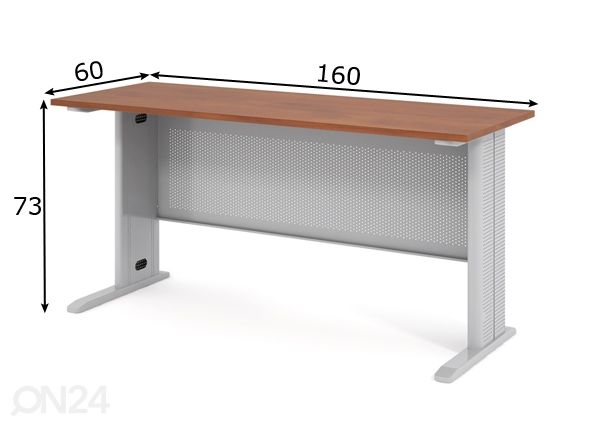 Kirjutuslaud Express 160x60 cm mõõdud
