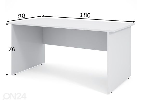 Kirjutuslaud Express 180x80 cm mõõdud